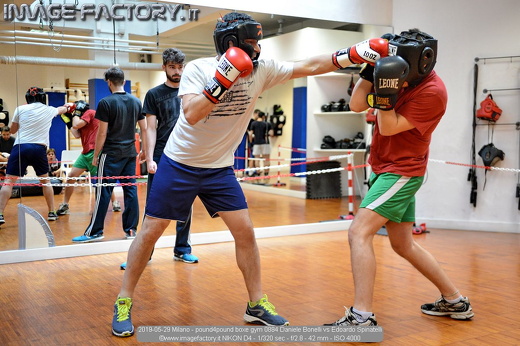 2019-05-29 Milano - pound4pound boxe gym 0884 Daniele Bonelli vs Edoardo Spinatelli